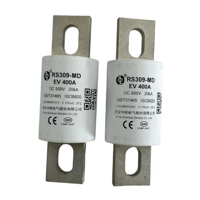SINOFUSE RS309-MD-EVS-450A-500A-550A-630A 500V High Voltage Fuses for EV Charger ESS Solar
