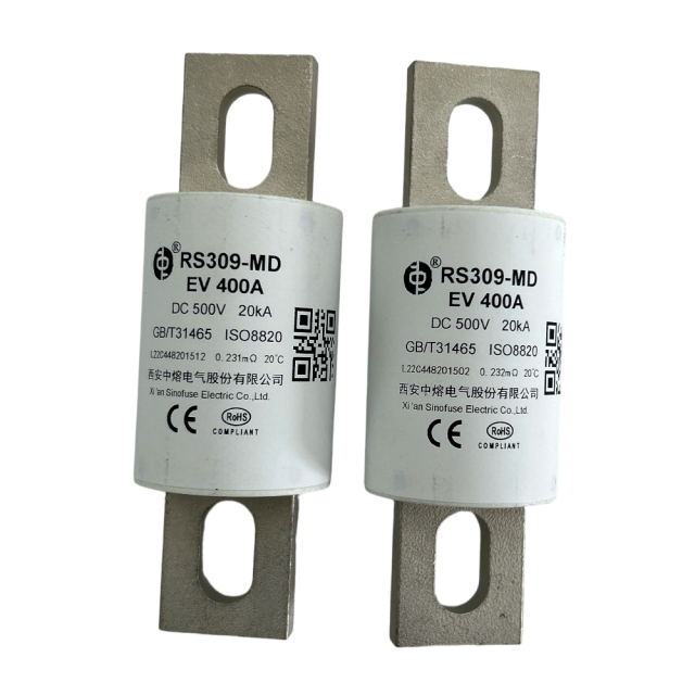 SINOFUSE RS309-MD-EVS-450A-500A-550A-630A 500V High Voltage Fuses for EV Charger ESS Solar