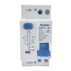 Circuit Breaker 230V 6-32A Electrical Accessories NDB1L-32 Molded case Nader