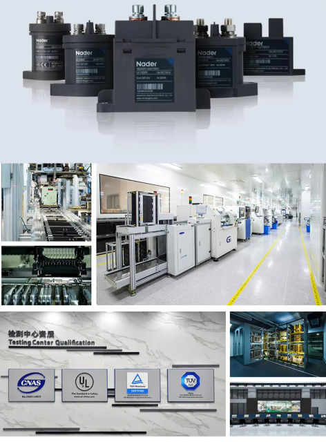 DC Contactor NDZ3W-5010 LAZZEN Energy Storage Electric Relay 50A 1000V Three Phase 40kA Breaking Capacity DC9-36V Voltage