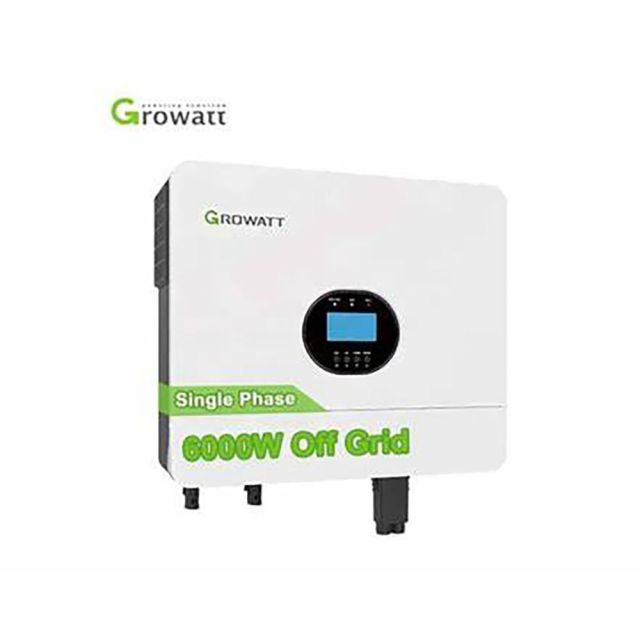 Growatt SPF 6000 ES Plus 6kW Solar Inverter LiFePO4 Battery Air Cooling Off-grid PV System