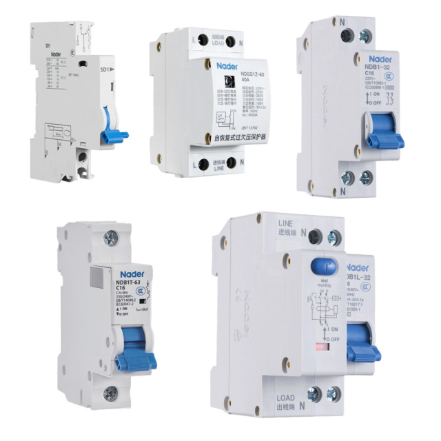 DC Circuit Breaker RCBO MCB Copper Material CE Certified 6kA Breaking Capacity Shenzhen Lazzen