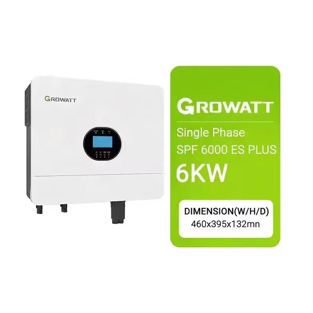 Hybrid Solar Inverter Growatt DC/AC Power Solar Inverter 6KW Power New Energy Storage