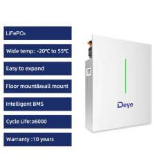 LiFePO4 High Performance Solar Inverter Converter Deye 10.2KWH 51.2V ESS Energy Storage All-in-one System RW-F10.2 IP65 Hybrid