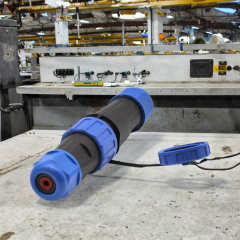 Waterproof IP68 Power Aviation Plug Socket Connector LD16 LD20 Male Female Docking 2/3 Core 20A/32A Rated ABS Copper