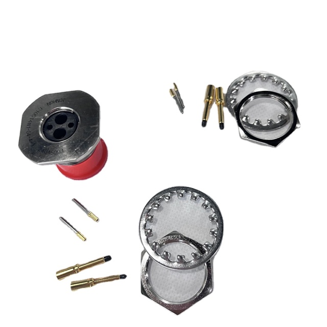 Plug and Seat Direct Push-type Quick Connection TNC Power Aluminum Connector C10514N1-04-4-1 Socket