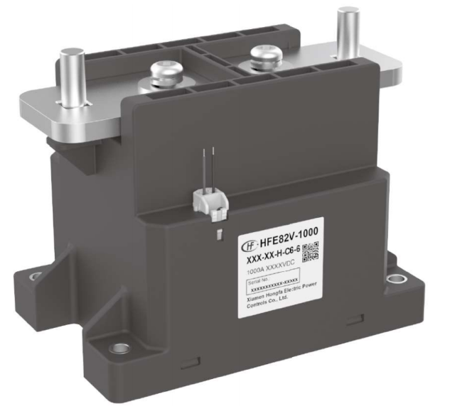 HFE82V-1000 HONGFA High Voltage DC Contactor 1000V 1200V 1000A 24V DC 12V DC 2 Phase 1500kW Max Switching Power