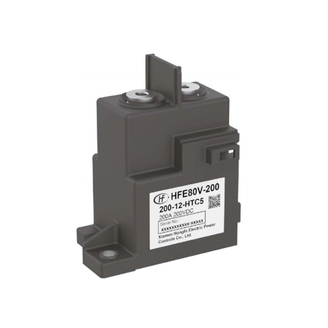 HFE80V-200 HONGFA DC Contactor 250V 200A 2-Phase Relay,HFE80V-200 HONGFA High Voltage DC Contactor 250V 200A 12V/24V Coil 80kW 2-Phase Relay