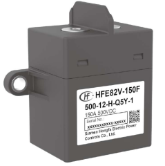 HFE82V-150F HONGFA High Voltage DC Contactor 750V 150A,HFE82V-150F HONGFA High Voltage DC Contactor 750V 150A 12/24V Coil 1300A Max Breaking Current Industrial Automation Relay