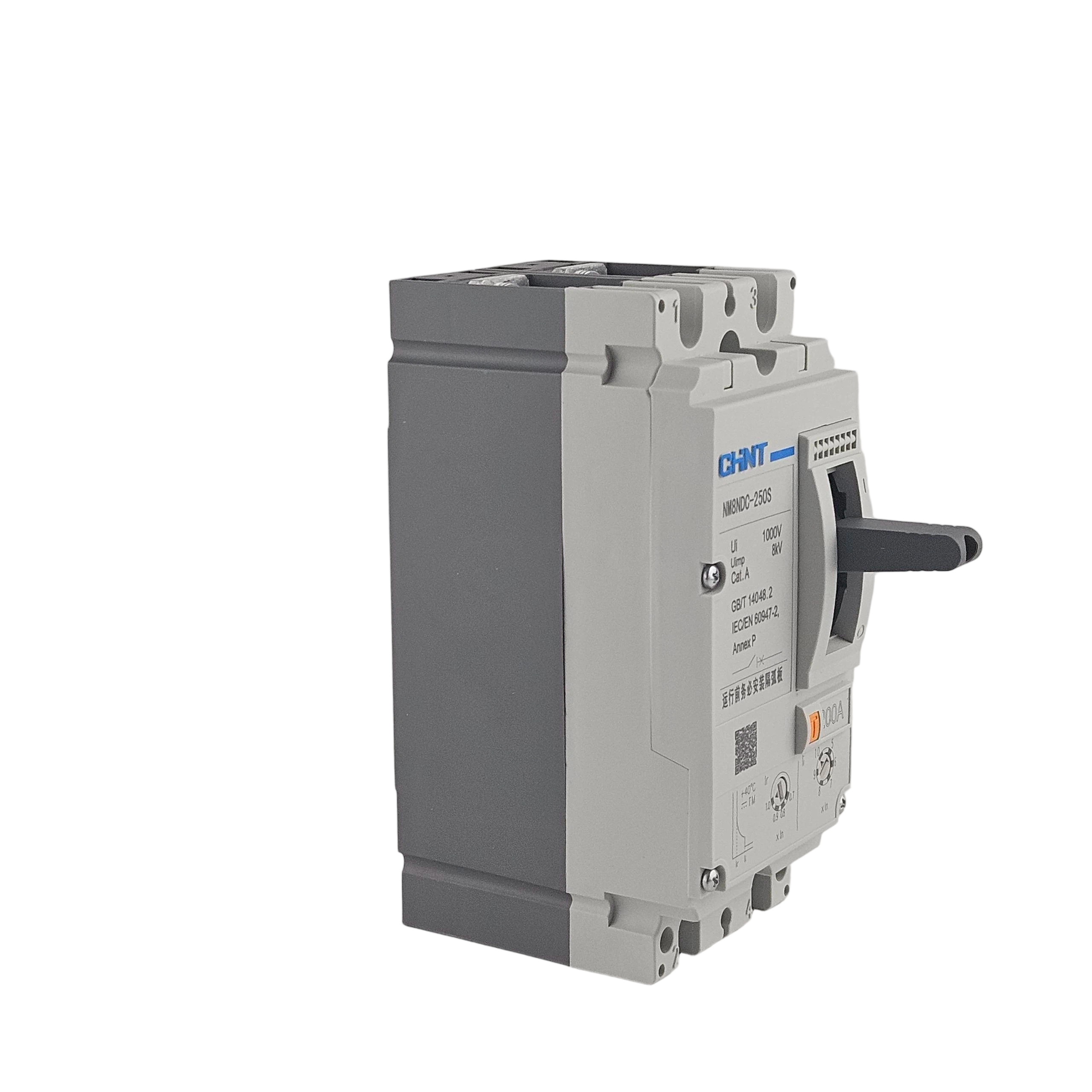CHINT Circuit Breaker NM8NDC-250S 1P 2P 3P 4P 690V,CHINT Circuit Breaker NM8NDC-250S 1P 2P 3P 4P 690V,Beian New Energy | Lithium Battery, ESS System, DC Contactor Supplier