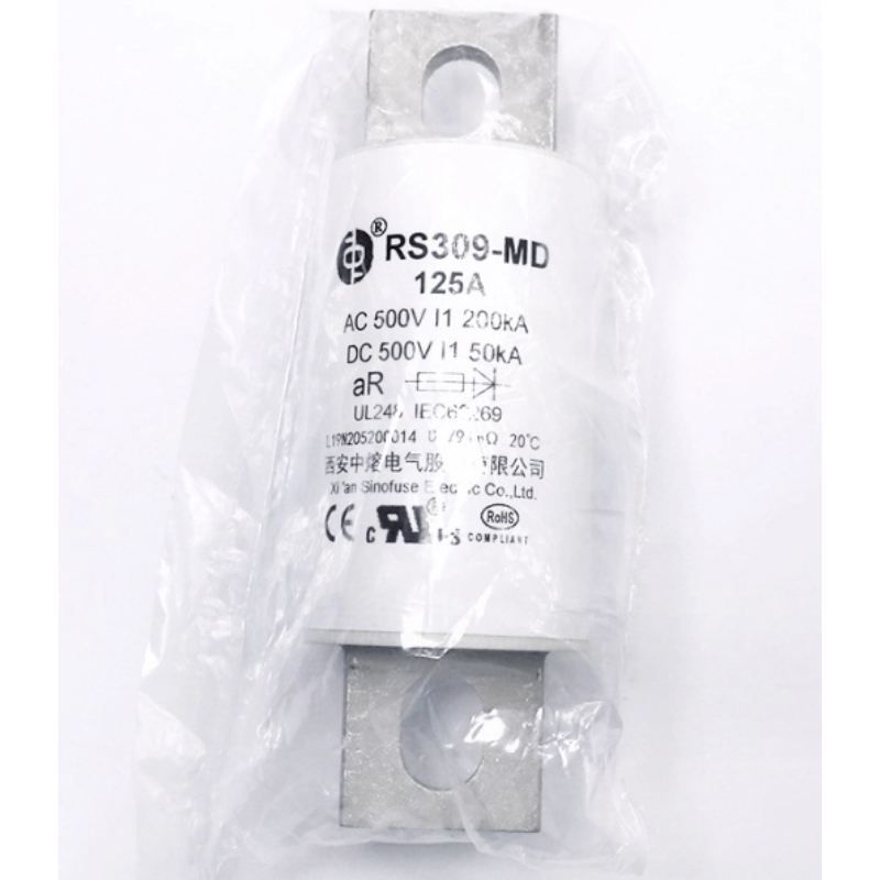 SINOFUSE RS309-MD-EV 125A 150A 175A 200A 500VDC Fuse,SINOFUSE RS309-MD-EV 125A 150A 175A 200A 500VDC High Voltage DC AC Fuses for EV Charger ESS Solar Fuse,Beian New Energy | Lithium Battery, ESS System, DC Contactor Supplier