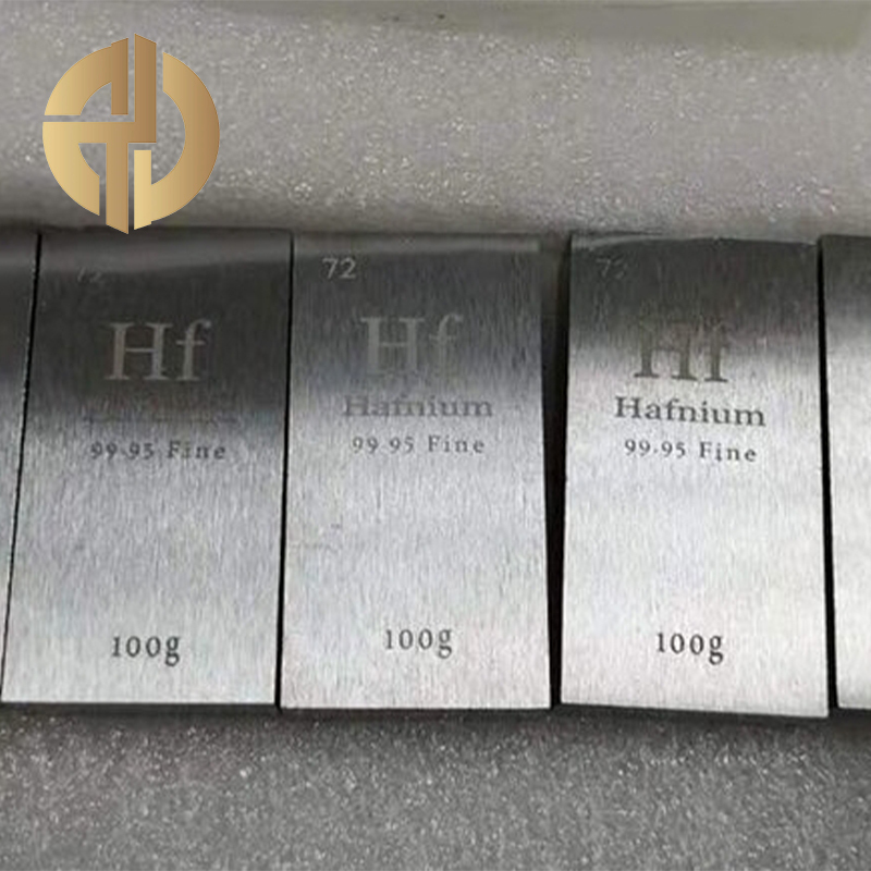 Hafnium block