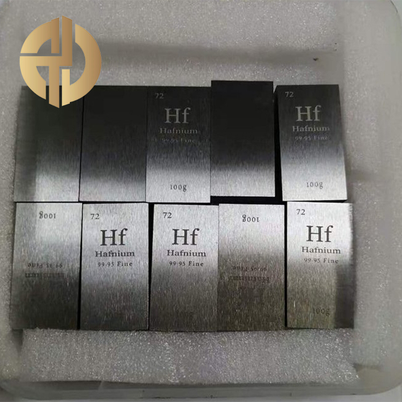 Hafnium block