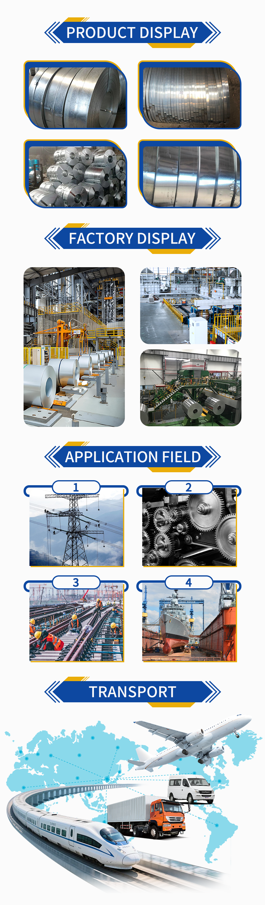 Galvanized steel strip