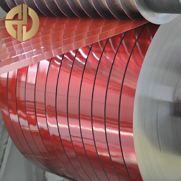 Color-coated steel strip
