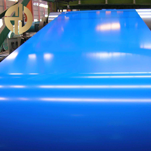 Chapa de acero con recubrimiento de color