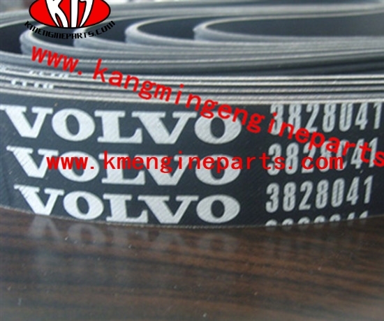 Original engine parts 3828041 volvo truck belts