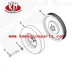 DCEC 6CT8.3 3967014 damper viscous vibration engine heavy truck parts