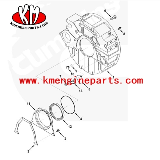 3931716 flywheel housing 4BT 6BT engine spare parts