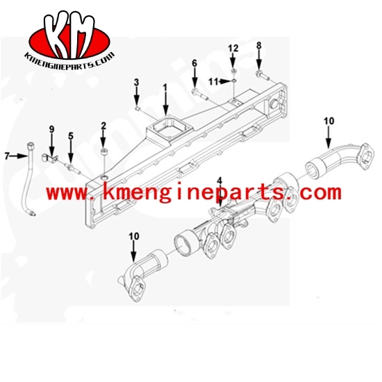 XCEC 2892955 Air Intake Manifold M11 QSM11 ISM11 Engine parts