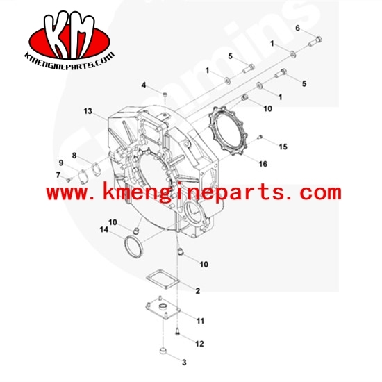 3417500 3417501 Flywheel Housing ISM11 M11 engine parts