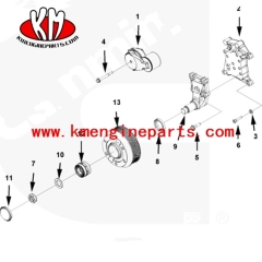 CCEC 3081164 Roller Bearing NTA855 engine parts