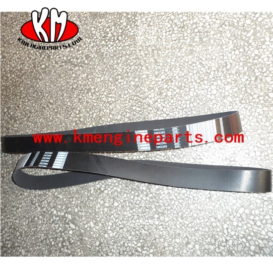 Ccec kta19 engine spare parts 3002202 3807303 5412996 v ribbed belt