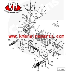 CQ ccec nta855 KTA19 KTA38 engine parts 3050863 Heat Exchanger Socket Head Cap Screw