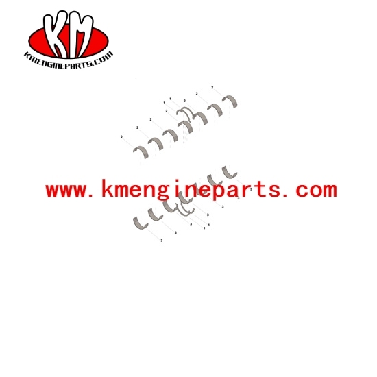 Usa 4089845 qsx15 isx15 engine main bearing set 010 oversize