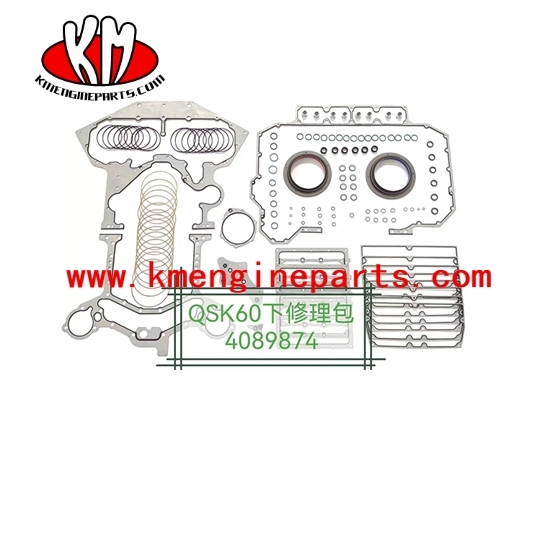 engine QSK60 lower engine gasket set 4089874 spare parts