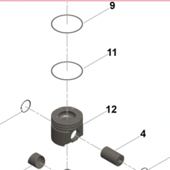 Piston 6451191 for Genset Diesel Engine M12/M13 CM2880 XCE,Piston 6451191 for Genset Diesel Engine M12/M13 CM2880 XCE,Kangming Import and Export Trading Co.,Limited