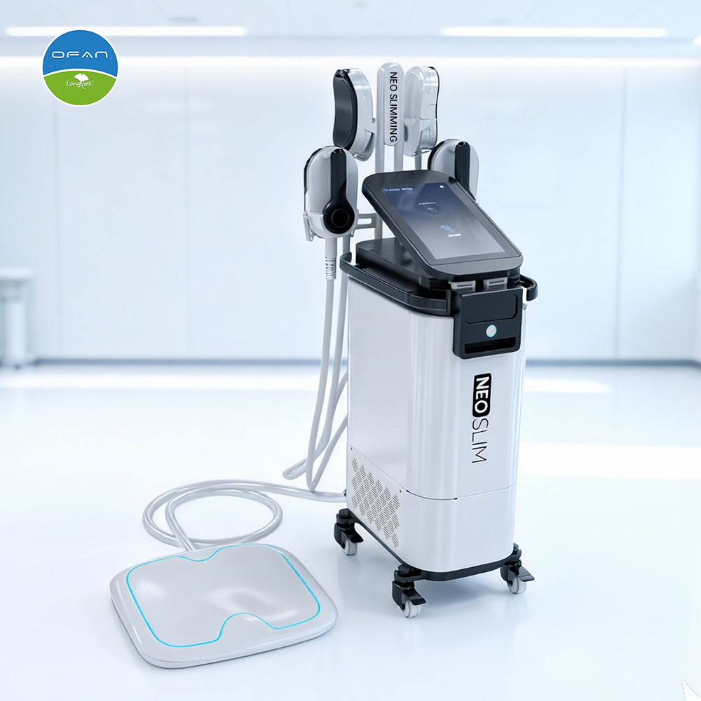 EMS Body Sculpting Machine 3500W 150Hz 4 Handles RF Slimming