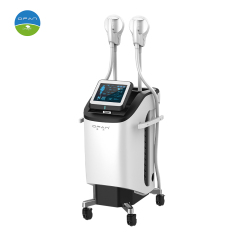 OFAN EMS RF Body Sculpting Machine 2 Handles Stand Type 50Hz