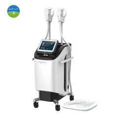 OFAN EMS RF Body Sculpting Machine 2 Handles Stand Type 50Hz