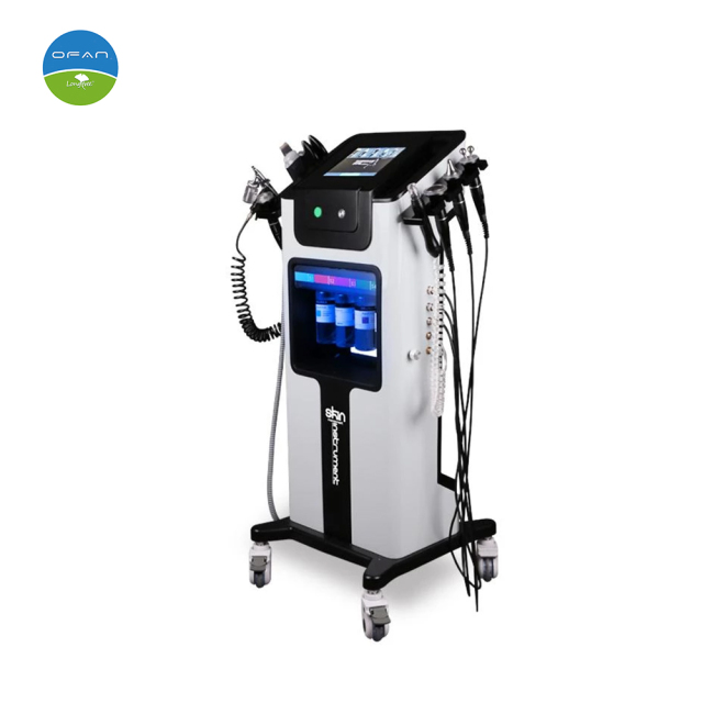 8 IN 1 Dermabrasion Facial Beauty Machine RF Ultrasonic Device