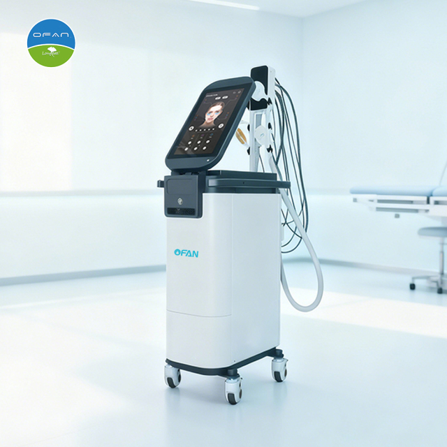 OFAN RF EMS Face Sculpting Machine with Air Cooling System