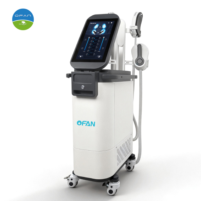 OFAN EMS Body Sculpting Machine 4 Handles 3500W 150Hz RF Muscle Building Device (Pro Max Stand Type)