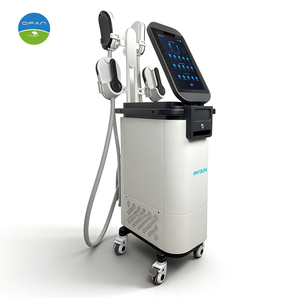 EMS Body Sculpting Machine 3500W 150Hz 4 Handles RF Slimming