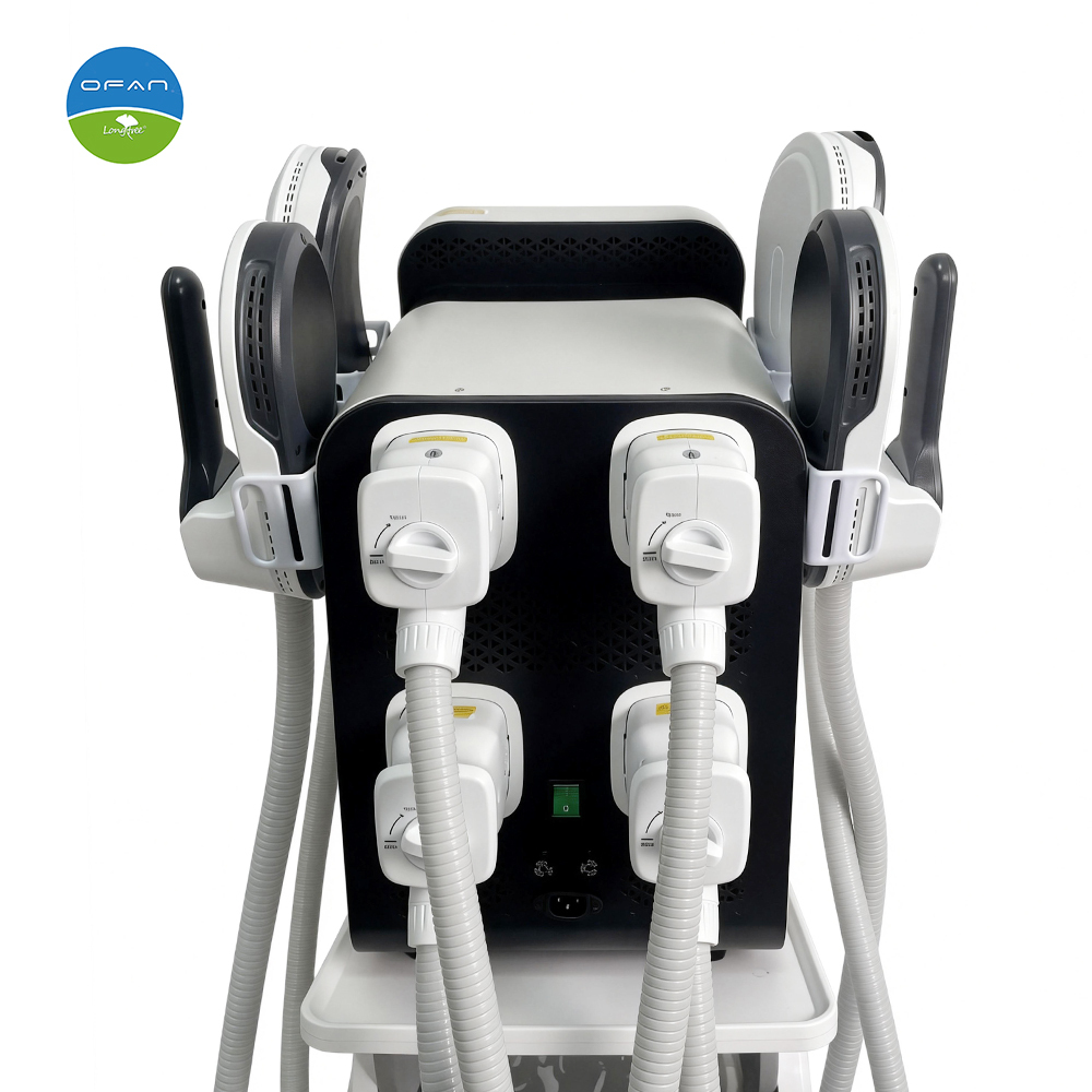 Portable EMS RF Machine 3500W Body Sculpt 4 Handles