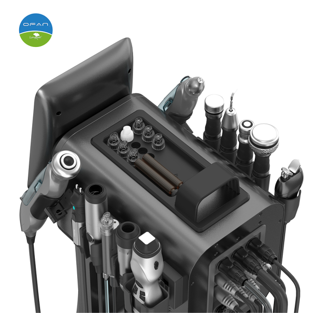 12 IN1 Hydra Facial Machine RF Ultrasound Skin Tightening Beauty Device