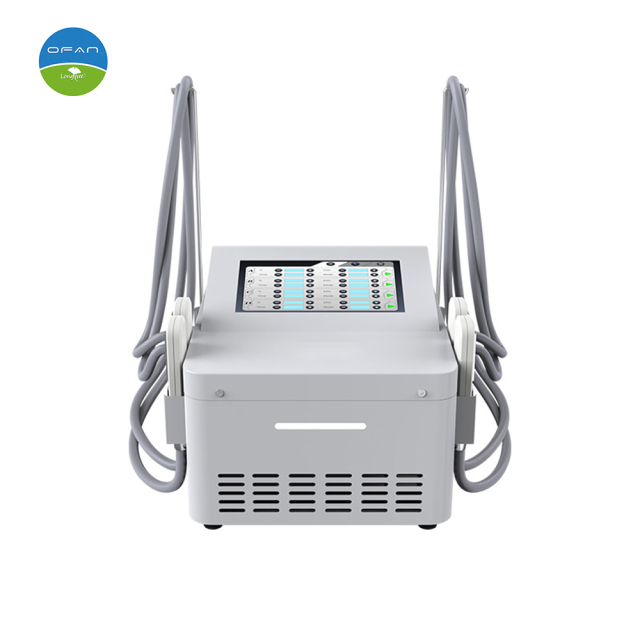 Portable EMS Cryo Plate Machine with 4 Metal Handles Cryolipolysis Machine
