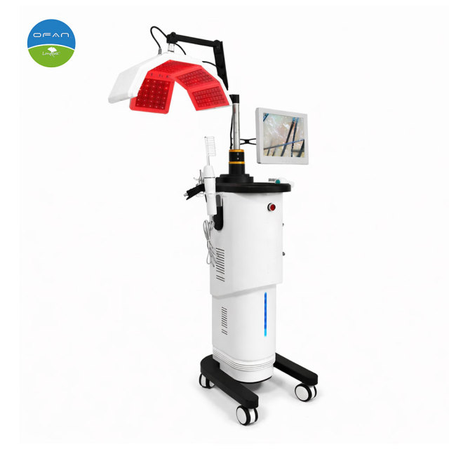 Vertical Professional Hair Regrowth Machine with 5 Applicators