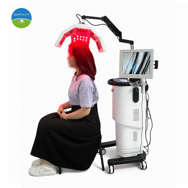 Vertical Professional Hair Regrowth Machine with 5 Applicators