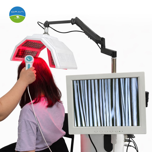 Vertical Professional Hair Regrowth Machine with 5 Applicators