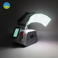 Portable 7 Color PDT LED Facial Skin Machine RF Microcurrent Ultrasonic Beauty Device,7 Color PDT LED RF Microcurrent Facial Beauty Machine for Skin Rejuvenation