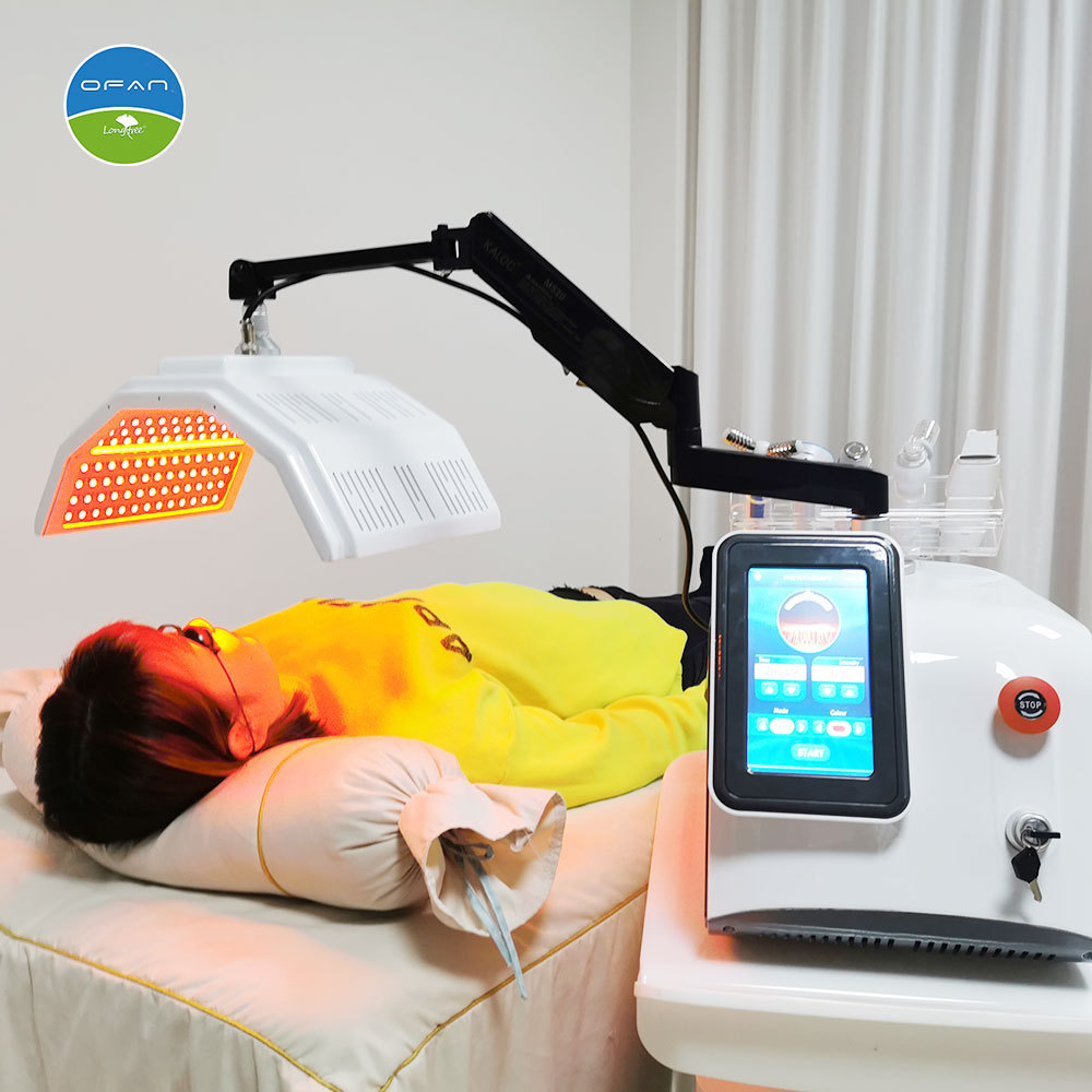 7 Color PDT LED RF Microcurrent Facial Beauty Machine for Skin Rejuvenation