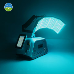 Portable 7 Color PDT LED Facial Skin Machine RF Microcurrent Ultrasonic Beauty Device,7 Color PDT LED RF Microcurrent Facial Beauty Machine for Skin Rejuvenation