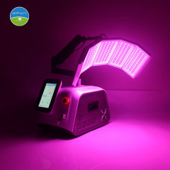 Portable 7 Color PDT LED Facial Skin Machine RF Microcurrent Ultrasonic Beauty Device,7 Color PDT LED RF Microcurrent Facial Beauty Machine for Skin Rejuvenation