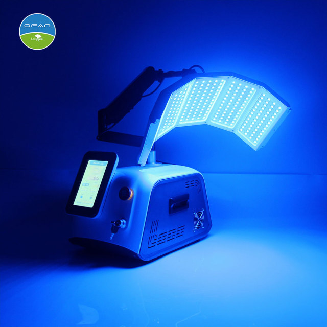 Portable 7 Color PDT LED Facial Skin Machine RF Microcurrent Ultrasonic Beauty Device,7 Color PDT LED RF Microcurrent Facial Beauty Machine for Skin Rejuvenation