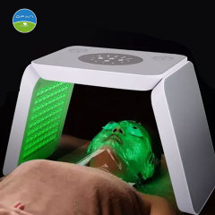 Portable Foldable 7 Color LED PDT Facial Light Therapy Beauty Machine,Portable Foldable LED PDT Light Therapy Machine for Facial Skin Care